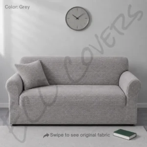 Plain Jersey Sofa Cover (Grey)