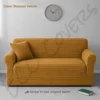 Jersey Sofa Cover (Mustard Yellow) Plain Jersey Sofa Cover (Mustard Yellow)