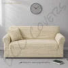Jersey Sofa Cover (Pale Yellow) Plain Jersey Sofa Cover (Pale Yellow)