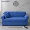 Jersey Sofa Cover (Royal Blue) Plain Jersey Sofa Cover (Royal Blue)