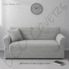 Jersey Sofa Cover (Silver Grey) Plain Jersey Sofa Cover (Silver Grey)