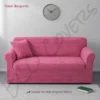 Jersey Sofa Cover(Burgundy) Plain Jersey Sofa Cover (Burgundy)