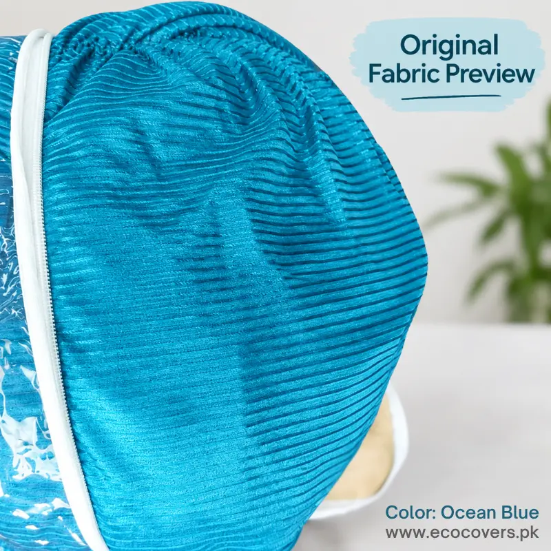 Ocean Blue Jersey Fabric Plain Jersey Fabric (Ocean Blue)