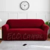 Red Zebra Velvet Sofa Cover