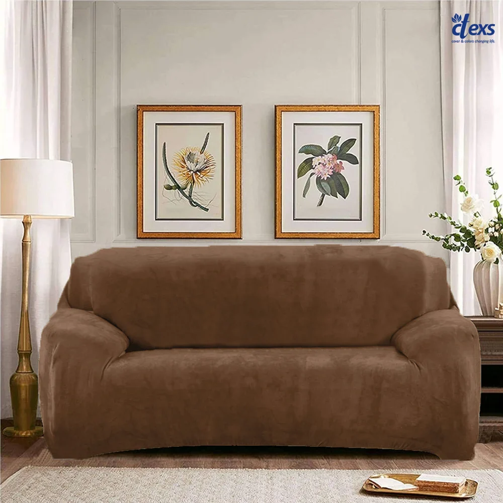 imgi_4_velvet_sofa_cover_camel_1 Plush Velvet Sofa Cover(brown)